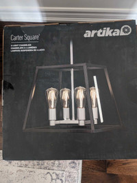 Artika "Carter Square" 4 light chandelier