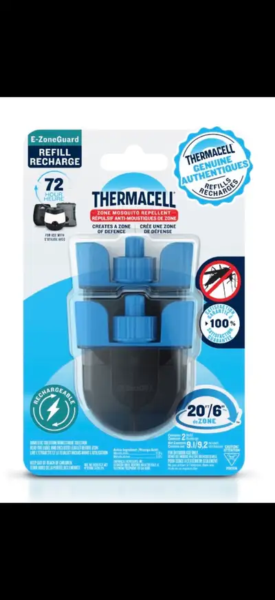 Thermacell E-ZoneGuard Rechargeable Mosquito Repellent Refill, View more
