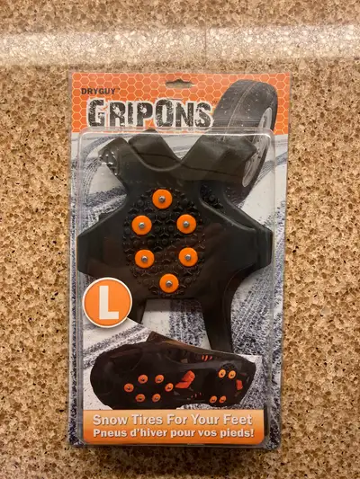 GripOns anti slip ice guards size L, View more