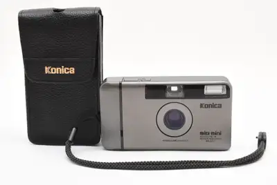 KONICA Big Mini BM 301S Black Point & Shoot 35mm Film Camera, View more
