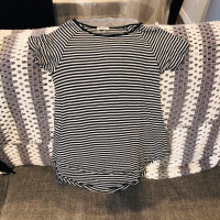Black and White Stripped Top