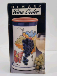 Himark Celina Redware Handpainted Wine Cooler 