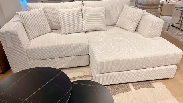 rh rove style reversible sectional  in Couches & Futons in City of Toronto - Image 2