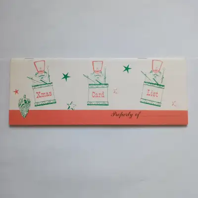 Vintage Dominion Life Advertising Xmas Card List, View more