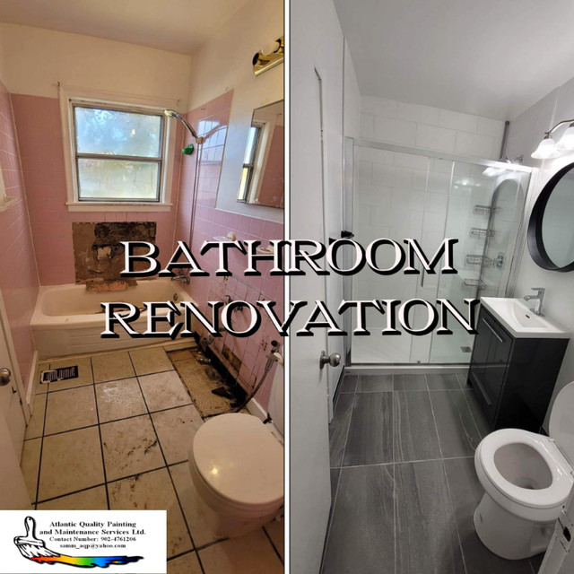Bath tub reglaze / Bathroom Renovation in Renovations, General Contracting & Handyman in City of Halifax - Image 2