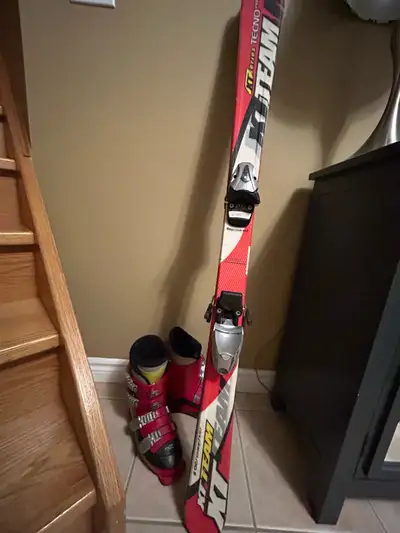 Skis and ski boots, View more