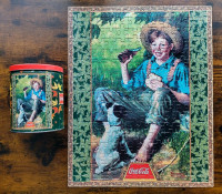 Boite en métal Coca-Cola Coke 6" avec casse-tête de 204 morceaux