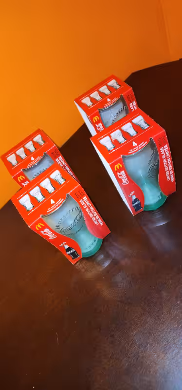 4 Coca-Cola Glasses limited Edition 2015 Brand New For Sale. (Check Out My Other Ads)