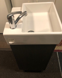 IKEA vanity cabinet with sink $140.00