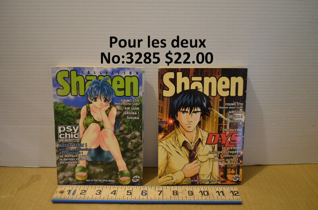 Mangas Shonen 2005 vol 3 et 4 dans Bandes dessinées  à Victoriaville