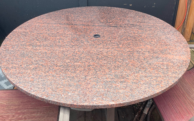Granite patio table $550 O.B.O in Patio & Garden Furniture in Dartmouth - Image 3