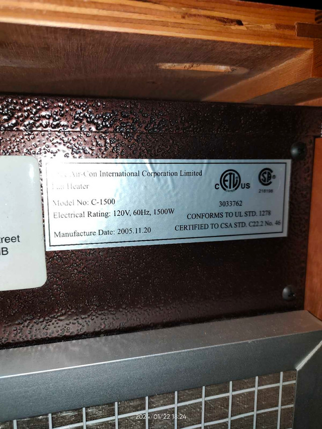 Arbaco Portable Furnace heater — 1500 Watt in Heaters, Humidifiers & Dehumidifiers in Edmonton - Image 3