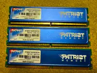 3GB 3x1GB PC2-4200 PATRIOT PSD21G533K DDR2-533 PS000143 Memory