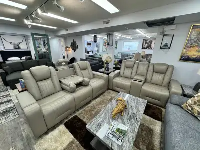 Sale On New 3-Piece Power Recliner Set With Massage Function, View more