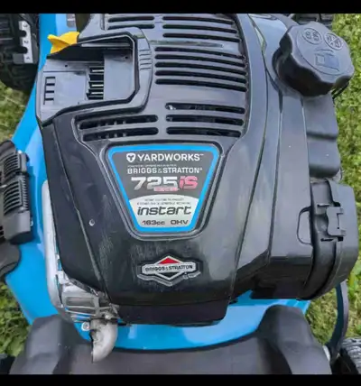 Yardworks Self Propelled Lawnmower. Big Wheel, Push Button Start, View more