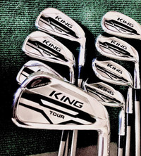 Graphite Cobra King MiM irons 4 to gap