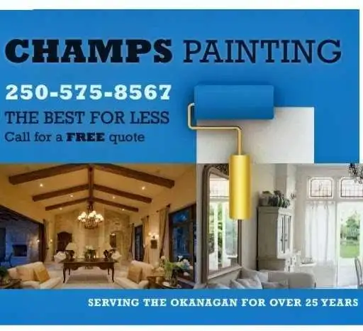 Champs Painting from $225/room incl.. paints