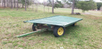 Wooden Hay Wagon