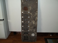 Bomber plane fuse panel cover