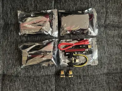 - Four new PCIe risers for stable GPU connections. - Includes two free PCIe to USB adapters for adde...