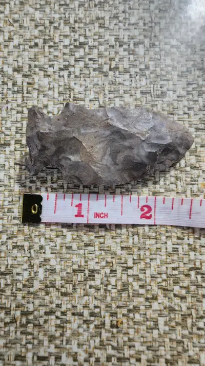 Explore the essence of Canadian Aboriginal culture with this genuine authentic Native stone arrow he...