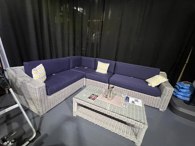 Wicker Patio sectional sofa set 10ft * 8ft in Patio & Garden Furniture in Mississauga / Peel Region - Image 2