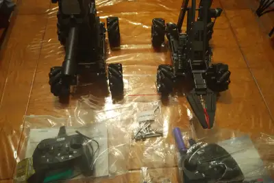 JK01 JK02 DIY Metal Assembly Mecha Clamp & Tank Water Bomb Car, View more