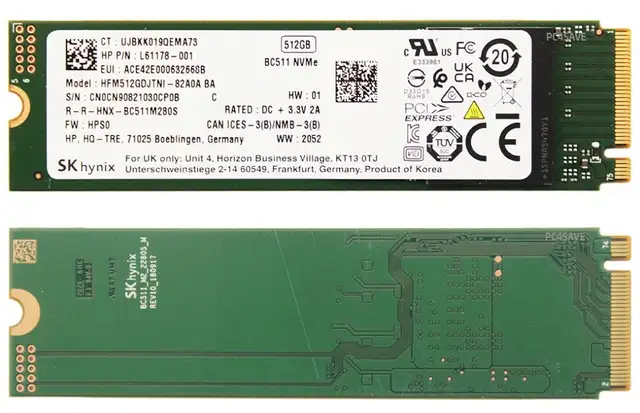 SK Hynix 512 Gig M.2 NVMe - Pulls523049799674777602