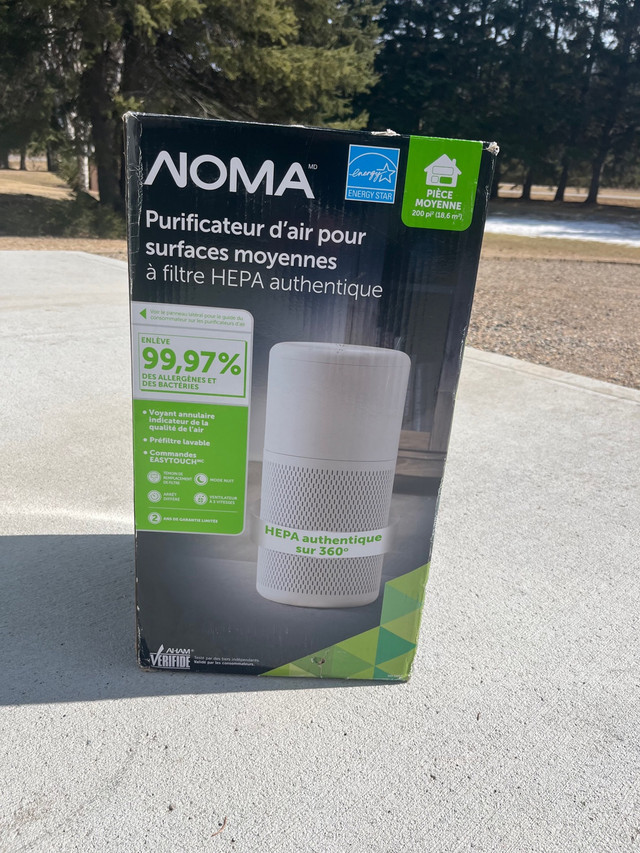 Noma hepa  air purifier  in Health & Special Needs in Prince Albert
