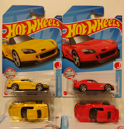New Hot Wheels Mainline J-Imports Ryu Asada Honda S2000 1/64 diecast sports car $5 each