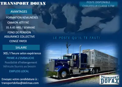 Chauffeur classe 1 fm, View more