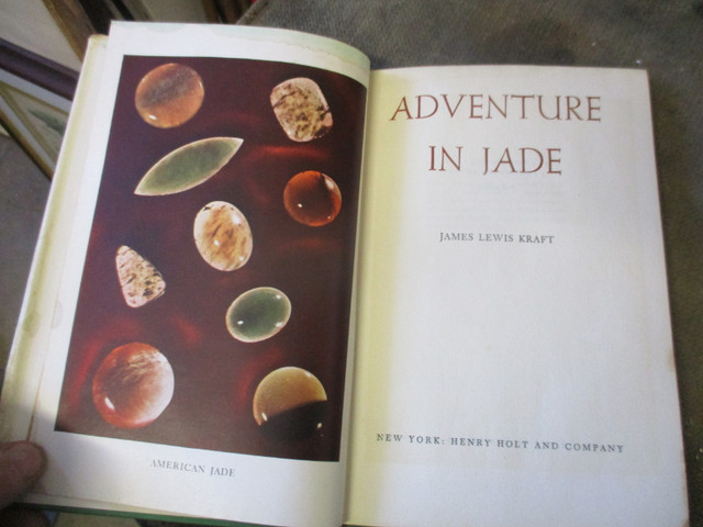 1947 ADVENTURE IN JADE BOOK FIRST EDITION JAMES KRAFT $10 in Non-fiction in Winnipeg - Image 2