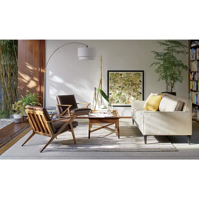 C&B Domino 3-piece L-shaped wedge sectional sofa w chaise lounge in Couches & Futons in Kamloops - Image 3