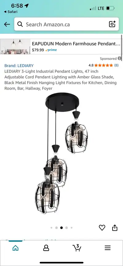 LEADIARY Pendant Light, View more