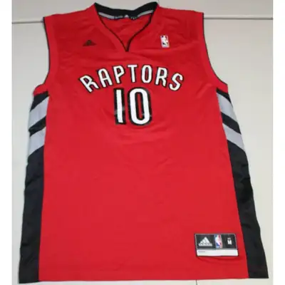 NBA Vintage Toronto Raptors DeMar DeRozan #10 Jersey Medium Adidas Red Condition: Pre-Owned (Graded...