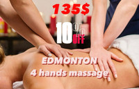 4 hands ukrainian massage in Edmonton (high park district) 135$ 