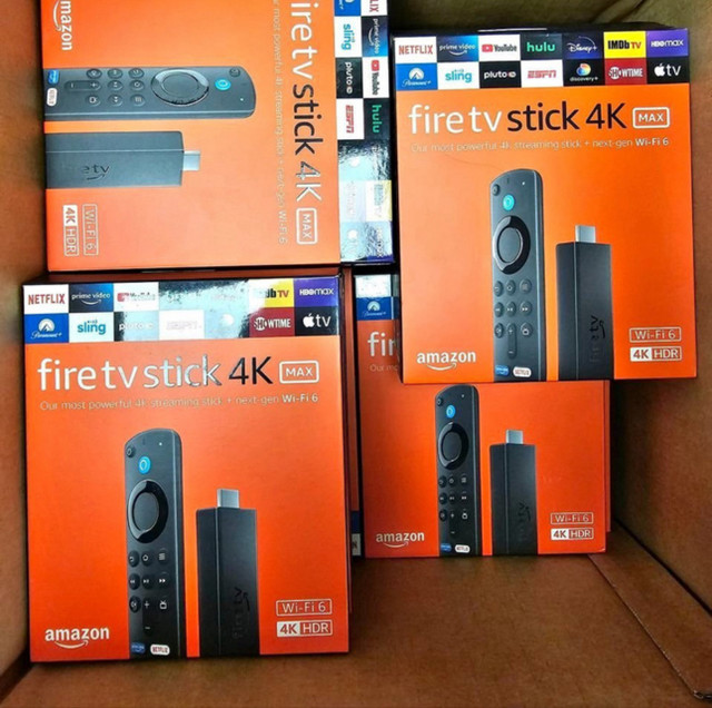 Boosted Amazon Firestick 4K MAX - Brand New  in Video & TV Accessories in Barrie