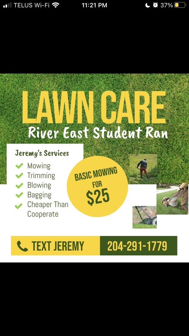 Lawn and Yard Care Lawn, Tree Maintenance & Eavestrough Winnipeg