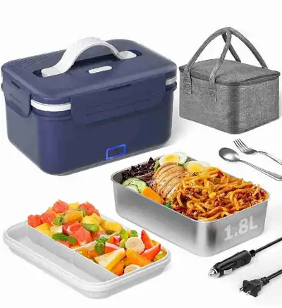 Heated Lunch Box Food Warmer, 100W Fast Electric Lunch Box, 1.8, View more