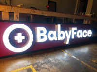 Business Signs, Channel & Crystal & 3D Letters, Vinyl print