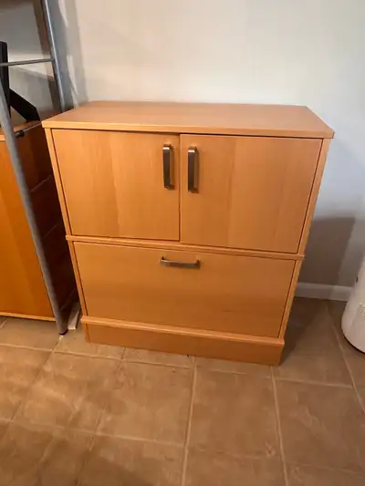 3 ikea office cabinets. 2 short and 1 tall. $25 each for short and $50’for tall. Cash only must be a...