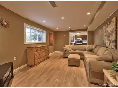 Bright 2 bedroom suite for rent with private ground level entrance. New flooring, heated bathroom fl...