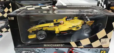 Diecast Jordan EJ15 Toyota 2005 #18 T. Monteiro Minichamps 1/18, View more