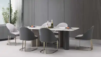Modern design dining table with chairs are sale , View more