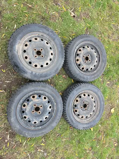 Selling these studded winter tires which I've only used for last winter season so they are pretty mu...