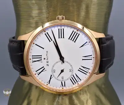 The Zenith Elite Ultra Plate Ref. 18.2010.681/11.C498 is a study in classical watchmaking purity, wh...