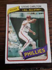 1980 O-Pee-Chee Baseball Steve Carlton Card #113