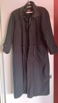Manteau d'hiver vintage noir 10 ans 5'