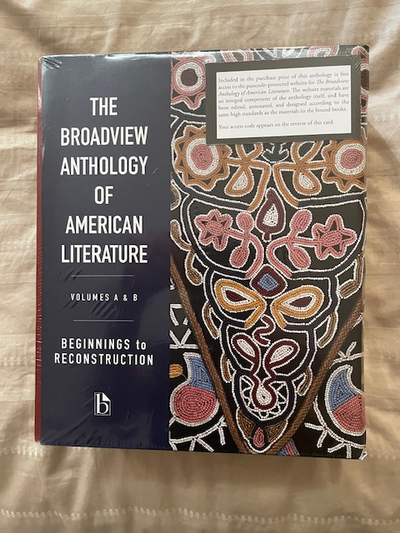 American Literature anthology: 2 volumes, View more