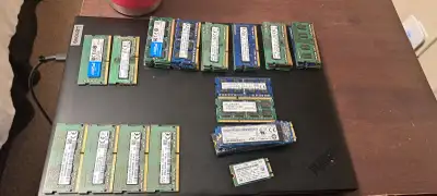 laptop memory-DDR3 and DDR4-Plus 128 GIG M2 + 1PCIe Gen3 drive, View more